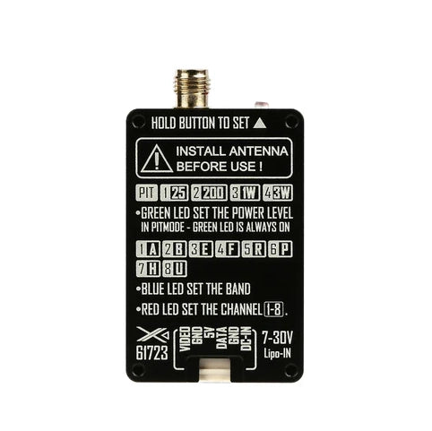 Відеопередавач RUSHFPV XSPAN 6.1–7.2GHz 3W VTX 64CH для FPV-дронів